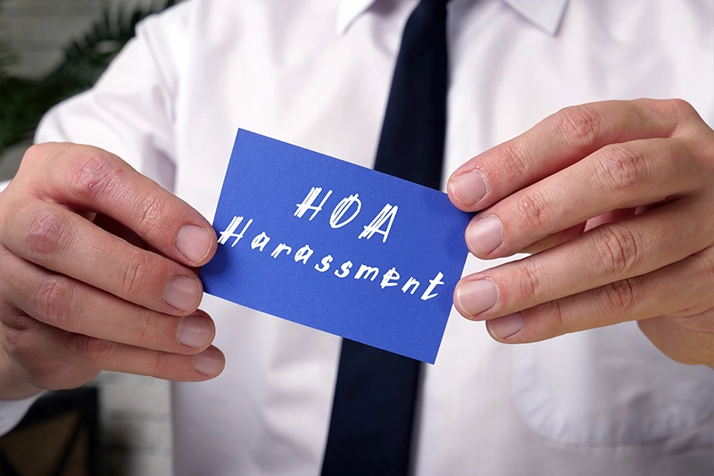 hoa harassment